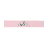 Helle und fette Retro Einladungsbanderole (Flach)