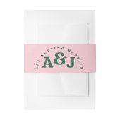 Helle und fette Retro Einladungsbanderole (Vorderseite Beispiel)