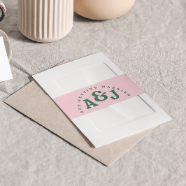 Helle und fette Retro Einladungsbanderole