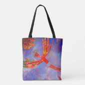 Helle und frohe Taschentasche Tasche (Rückseite)