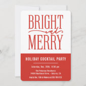 Helle und fröhliche, moderne Feier Einladung (Vorderseite)