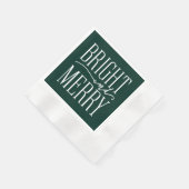 Helle und fröhliche Neuzeit des Festivals Grüner U Serviette (Ecke)