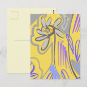 Helle und fröhliche Postkarte (Vorne/Hinten)