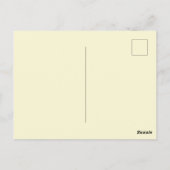 Helle und fröhliche Postkarte (Rückseite)