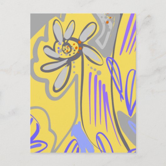 Helle und fröhliche Postkarte (Vorderseite)