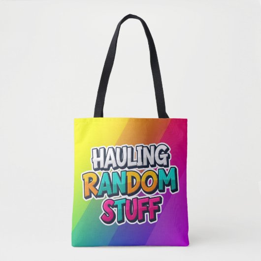 Helle und fröhliche Print von Natasha Us Tasche (Vorderseite)