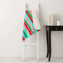 Helle und fröhliche Weihnachts-Zuckerstangen-Strei