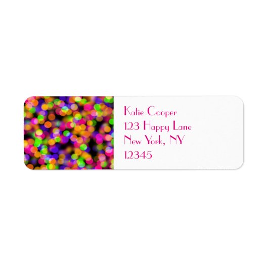 Helle und funkelnde Lichter Bokeh Hintergrund (Vorne)