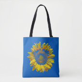 Helle und glorreiche Sonnenblume Tasche (Vorderseite)