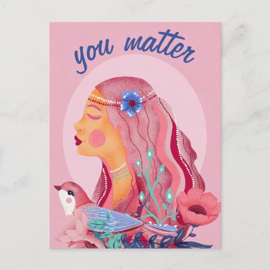 Helle und glückliche Frauen der europäischen Volks Postkarte (Vorderseite)