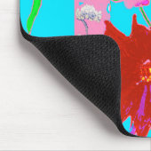 Helle und heitre Blumen Mousepad (Ecke)
