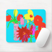 Helle und heitre Blumen Mousepad (Mit Mouse)