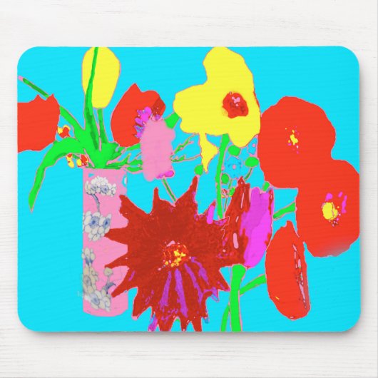 Helle und heitre Blumen Mousepad (Vorne)
