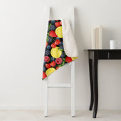 Helle und kühne Fruchtflocken Sherpadecke (Beispiel)