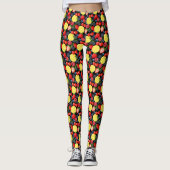 Helle und kühne Fruchtsäfte Leggings (Vorderseite)