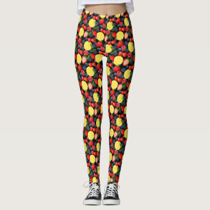 Helle und kühne Fruchtsäfte Leggings