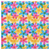 Helle und kühne Hippie-Blume Frühlingsfloral Stoff (Muster)