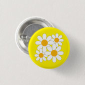 Helle und kühne Margerite Button (Vorne & Hinten)