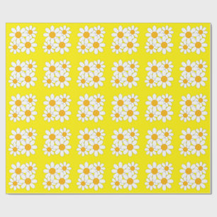 Helle und kühne Margerite Geschenkpapier