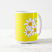 Helle und kühne Margerite Kaffeetasse (VorderseiteRechts)