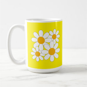 Helle und kühne Margerite Kaffeetasse