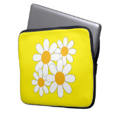 Helle und kühne Margerite Laptopschutzhülle (Vorderseite Links)