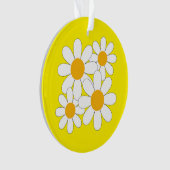 Helle und kühne Margerite Ornament (Vorderseite)