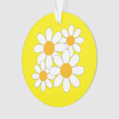 Helle und kühne Margerite Ornament (Vorderseite)