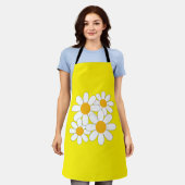 Helle und kühne Margerite Schürze (Getragen)