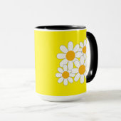Helle und kühne Margerite Tasse (VorderseiteRechts)