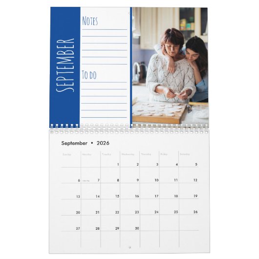 Helle und lustige Fotos. Hinweise und Aufgabenlist Kalender (Sep 2026)