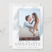 Helle und moderne Save the Date-Karte Date (Vorderseite)
