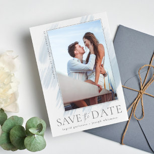 Helle und moderne Save the Date-Karte Save The Date