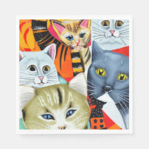 Helle und schöne Katzen