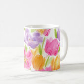 Helle und schöne Tulips-Tasse Kaffeetasse (VorderseiteRechts)