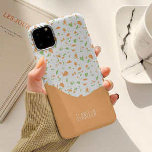 Helle und süße orange Terrazzo-Muster Case-Mate iPhone 14 Hülle