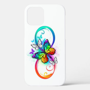 Helle Unendlichkeit mit Regenbogenschmetterling Case-Mate iPhone Hülle