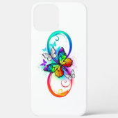Helle Unendlichkeit mit Regenbogenschmetterling Case-Mate iPhone Hülle (Rückseite)