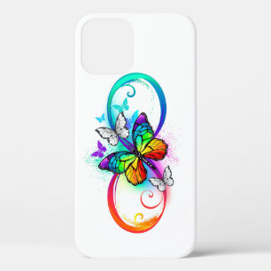 Helle Unendlichkeit mit Regenbogenschmetterling Case-Mate iPhone Hülle