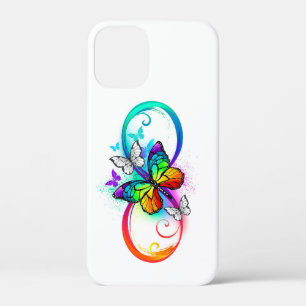 Helle Unendlichkeit mit Regenbogenschmetterling Case-Mate iPhone Hülle