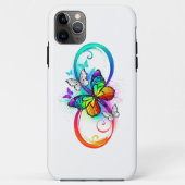 Helle Unendlichkeit mit Regenbogenschmetterling Case-Mate iPhone Hülle (Rückseite)
