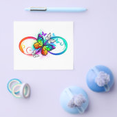 Helle Unendlichkeit mit Regenbogenschmetterling Flyer (Einzeln)