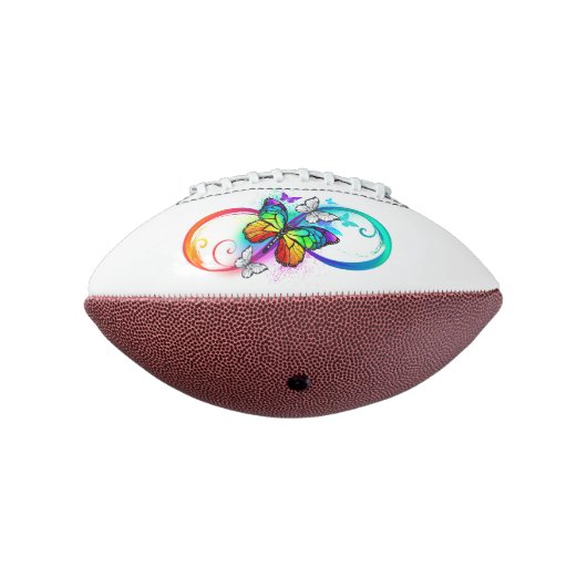 Helle Unendlichkeit mit Regenbogenschmetterling Football (Gedreht 270)