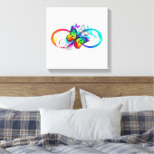 Helle Unendlichkeit mit Regenbogenschmetterling Leinwanddruck (Insitu (Schlafzimmer))