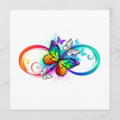 Helle Unendlichkeit mit Regenbogenschmetterling Programm (Vorderseite)