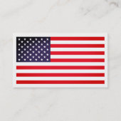 Helle USA Flag, Amerikaner Visitenkarte (Vorderseite)
