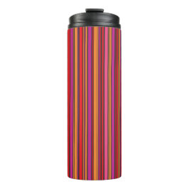 Helle vertikale Streifen Thermosbecher