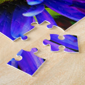 Helle violette Blume Puzzle (Seite)
