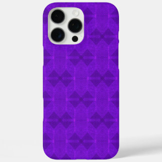 Helle violette geometrische Textur. iPhone 16 Pro Max Hülle