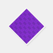 Helle violette geometrische Textur. Serviette (Ecke)